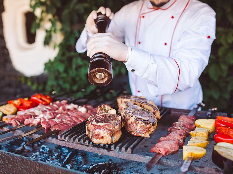 Барбекю на природе